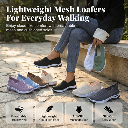 📢📢40 % DE RÉDUCTION !! ⏰Chaussures à Enfiler en Mesh Respirant pour Femme