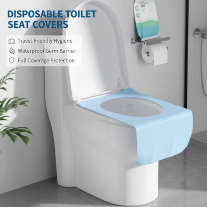 📢📢50 % de réduction !! ⏰Lot de housses de siège de toilettes jetables imperméables