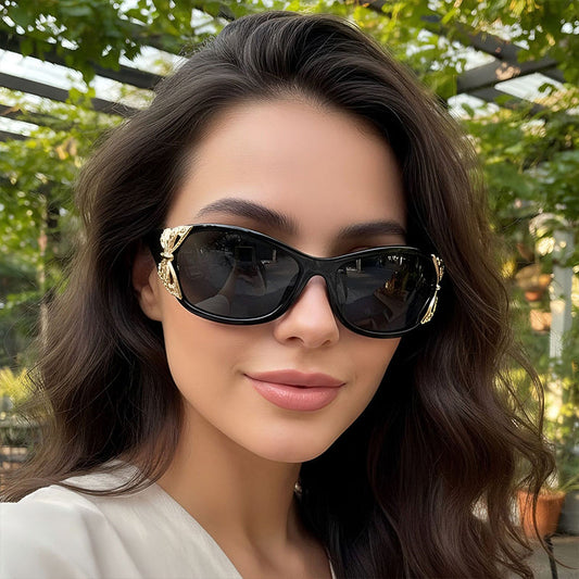 📢📢50 % de réduction !! ⏰Lunettes de soleil papillon oversize pour femmes