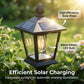 📢📢50% DE RÉDUCTION !! ⏰Lampe Solaire de Jardin à Base Jardinière – Éclairage Autonome & Déco Élégante 🌙