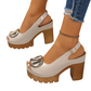 📢📢60 % de réduction !! ⏰Sandales élégantes à bout ouvert et boucle à talons