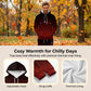💎 -50% sur Ensemble de Survêtement Dégradé pour Homme！💎 Design Fondu Noir-Rouge, Sweat à Capuche & Pantalon de Jogging pour Sport & Style Urbain✨