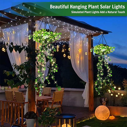 📢📢60 % de réduction !! ⏰Lampe suspendue à énergie solaire en herbe de Milan🌿