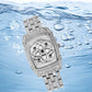 📢 📢 50 % de réduction！！✨Montre-bracelet pour femme en quartz, ornée de strass⌚
