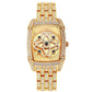 📢 📢 50 % de réduction！！✨Montre-bracelet pour femme en quartz, ornée de strass⌚