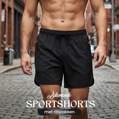 🔥🔥60 % de réduction🩳Short de sport respirant avec poches zippées🌊5 pièces pour seulement 49.99 euros !💪