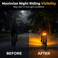 🚴 50% DE RÉDUCTION ! 🔦 Clignotant Sans Fil pour Vélo – Rechargeable, Étanche & Parfait pour Plus de Sécurité la Nuit 💡