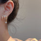 📢📢50 % DE RÉDUCTION !!!⏰Boucles d'oreilles griffes scintillantes pour femme