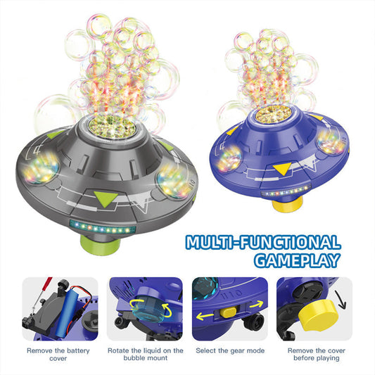 📢📢40 % DE RÉDUCTION !! ⏰ Machine à bulles avec lumières & musique – Automatique, évitement d’obstacles & fun – Parfaite pour les fêtes, le jardin ou les enfants – crée une ambiance joyeuse et colorée 🫧🎶