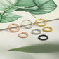 📢📢50 % de réduction !! ⏰Bague de nez en cuivre sans soudure avec pierres – également adaptée comme boucle d'oreille – élégante & confortable
