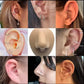 📢📢50 % de réduction !! ⏰Bague de nez en cuivre sans soudure avec pierres – également adaptée comme boucle d'oreille – élégante & confortable