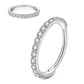 📢📢50 % de réduction !! ⏰Bague de nez en cuivre sans soudure avec pierres – également adaptée comme boucle d'oreille – élégante & confortable