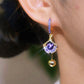 Delicate Ginkgo Leaf Earrings for Women