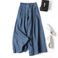 📢📢40 % de réduction !! ⏰Pantalon large en coton et lin pour femme