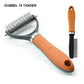 📢📢35 % DE RÉDUCTION !! ⏰ Brosse de toilettage double face pour animaux de compagnie