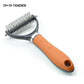 📢📢35 % DE RÉDUCTION !! ⏰ Brosse de toilettage double face pour animaux de compagnie