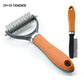 📢📢35 % DE RÉDUCTION !! ⏰ Brosse de toilettage double face pour animaux de compagnie