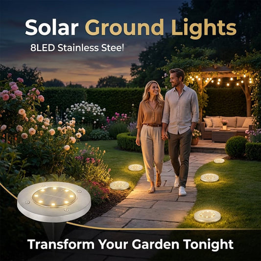 📢📢ACHETEZ-EN 5，OBTENEZ-EN 5 GRATUITS✨Lampes solaires d'extérieur à 8 LED pour jardins