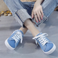 📢📢50 % DE RÉDUCTION !! ⏰Baskets mules en jean pour femme