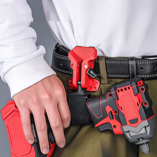 🛠️ PROMO LIMITÉE 50% DE RÉDUCTION ! ✨ Ceinture Porte-Outils Autobloquant – ABS Résistant, Universel, Velcro ⚡