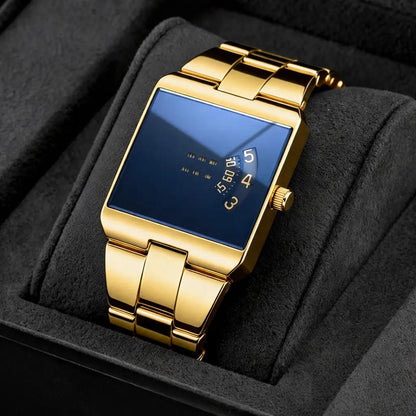 📢📢60 % DE RÉDUCTION !! ⏰Montre à quartz pour homme, cadran carré