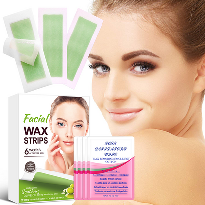 📢📢40% DE RÉDUCTION !! ⏰ 90 Bandes de Cire pour Épilation du Corps – Prédécoupées, Sans Chauffage & Multi-Zones for une Peau Lisse et Douce à la Maison 💆‍♀️🦵