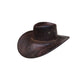 📢📢40% DE RÉDUCTION !! ⏰ ✨ Chapeau de Cowboy Vintage à Large Bord & Lanière – PU, Taille Unique, Réglable ☀️