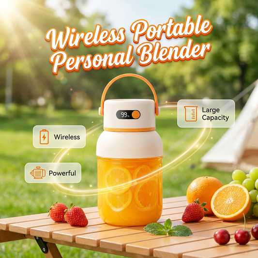 📢📢40% DE RÉDUCTION !! ⏰ Blender personnel portable pour milkshakes & smoothies – Rechargeable, puissant & parfait pour les boissons à emporter – idéal pour fitness, bureau ou voyages 🍓