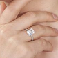 📢📢50 % DE RÉDUCTION !! ⏰Bague en diamant à taille fleur de glace haute teneur en carbone