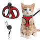 📢📢50 % DE RÉDUCTION !! ⏰Ensemble harnais et laisse en maille réfléchissante pour chats et petits chiens