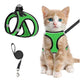 📢📢50 % DE RÉDUCTION !! ⏰Ensemble harnais et laisse en maille réfléchissante pour chats et petits chiens