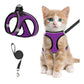 📢📢50 % DE RÉDUCTION !! ⏰Ensemble harnais et laisse en maille réfléchissante pour chats et petits chiens