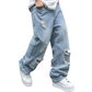 📢📢40 % DE RÉDUCTION !! ⏰Jean oversize déchiré à coupe droite pour homme