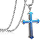 📢📢50 % DE RÉDUCTION !! ⏰Collier Croix du Notre Père pour homme