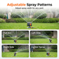 📢📢50 % DE RÉDUCTION !! ⏰Arroseur de jardin rotatif automatique à large couverture