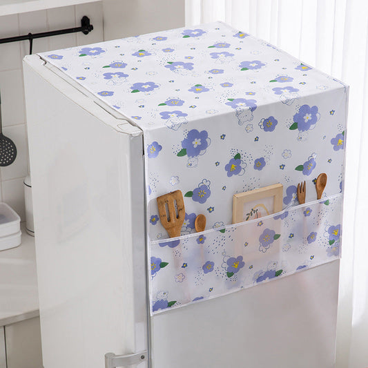 🧊 Soldes 2026 — Plus de 31 000 vendus ! 🛍️ Housse Frigo PEVA Imperméable avec Poches de Rangement