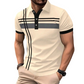 📢📢40 % DE RÉDUCTION !! ⏰Haut à col et manches courtes rayé pour homme 🌿