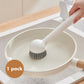 📢📢40 % DE RÉDUCTION !! ⏰Ensemble de brosses à casserole pivotables à suspendre – Brosses de nettoyage facile pour casseroles, poêles et éviers