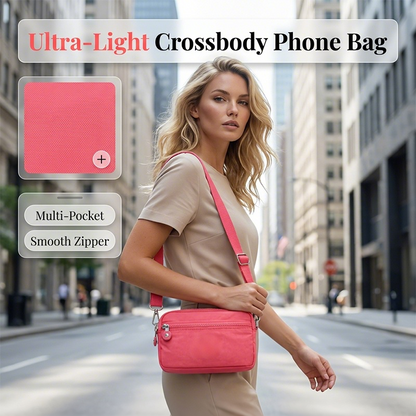 📢📢40 % DE RÉDUCTION !! ⏰Sac à bandoulière léger en nylon pour téléphone