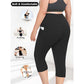 Women's High Waist Capri Leggings with Pockets