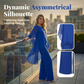 📢📢40 % DE RÉDUCTION !! ⏰Ensemble femme composé d'un haut ample asymétrique et d'un pantalon à jambes larges