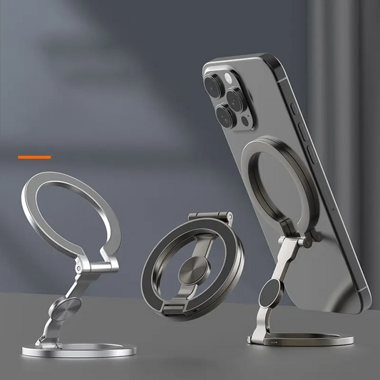 📢📢40 % DE RÉDUCTION !! ⏰Support de téléphone à anneau magnétique pliable