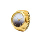 📢📢40 % DE RÉDUCTION !! ⏰Montres-bagues créatives en quartz de forme ronde