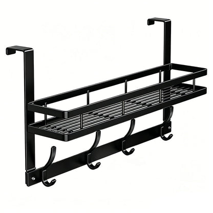 📢📢40 % DE RÉDUCTION !! ⏰ Support de rangement à accrocher derrière la porte, sans perçage — Rangement facile, solide et durable✨