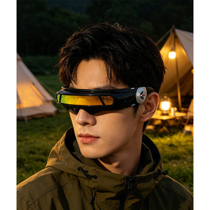 📢📢40 % DE RÉDUCTION !! ⏰ Lunettes de soleil rétro punk asymétriques – UV400 – Look décalé, protection totale & légères – parfaites pour un style urbain ou festif ✨