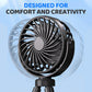 📢📢50 % DE RÉDUCTION !! ⏰Ventilateur portable mini multifonction Poulpe