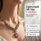 📢📢40 % DE RÉDUCTION !! ⏰Collier et boucles d'oreilles de la parure « Sparkling Heart »
