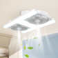 🌬️✨Ventilateur de plafond à double tête avec lumière LED – design moderne avec télécommande pour salon et chambre