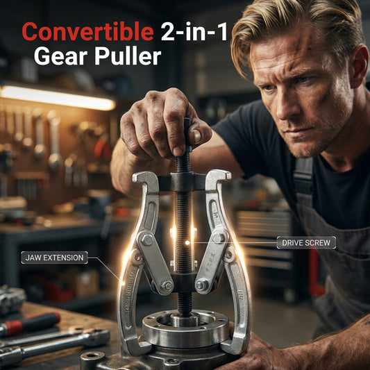 Convertible 2 & 3 Carbon Steel Gear Puller