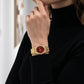 Montre Quartz Ovale Élégante pour Femme